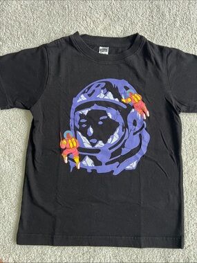 Billionaire Boys Club Kids Boys Black Astronaut Tee shirt  - size 7/8 years